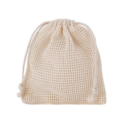 Esponja con bolsa de algodón